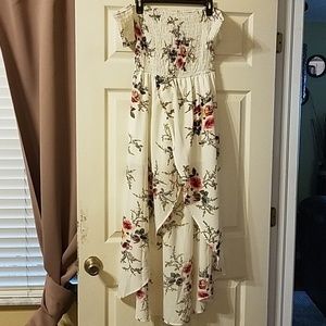 Off shoulder maxi dress